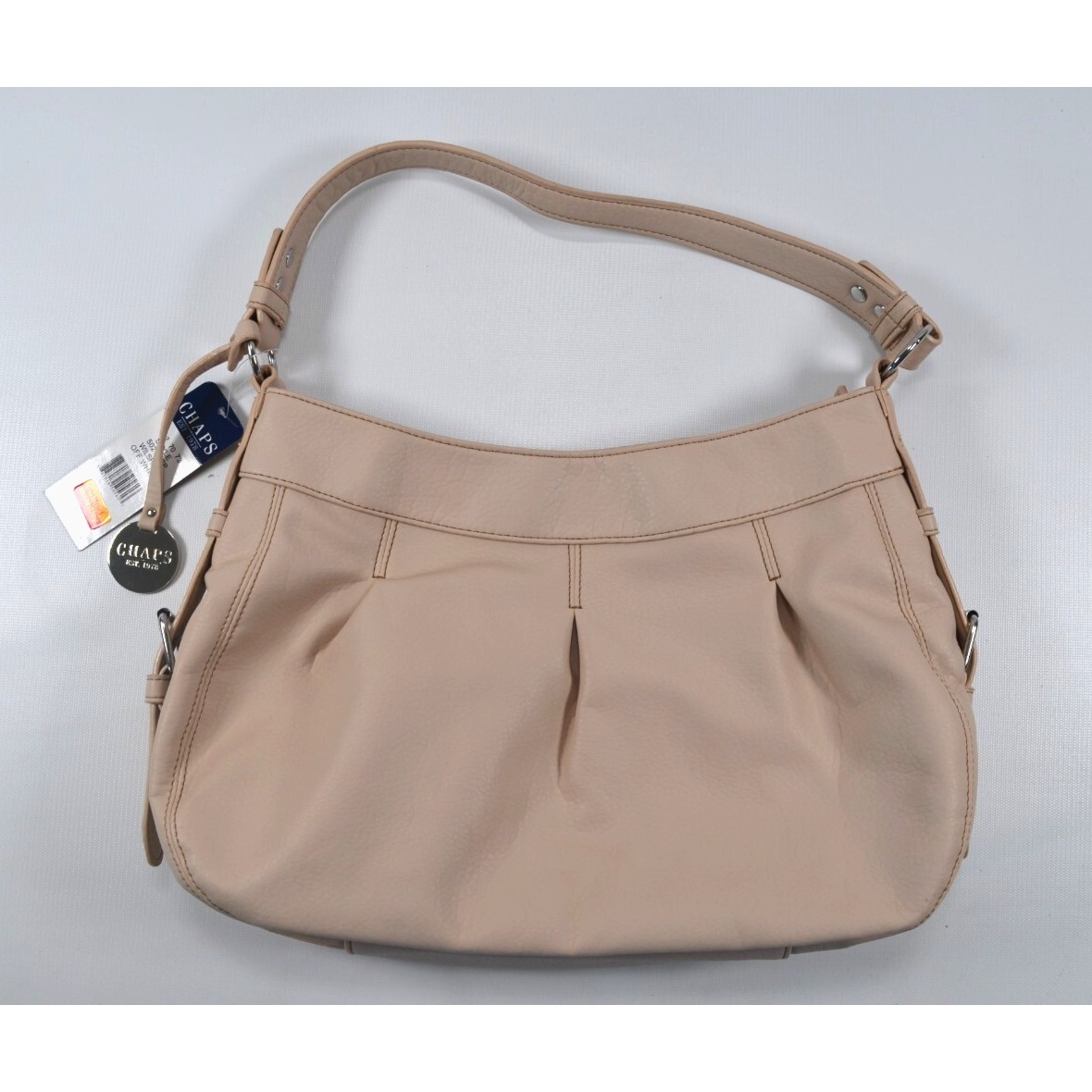 Nwt's Chaps Wilshire Beige Shoulder Bag Purse
